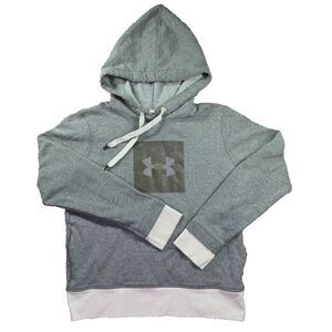 Under Armour Hoodie Women Small Threadborne‎ Pullover Pockets Loose Gym Running